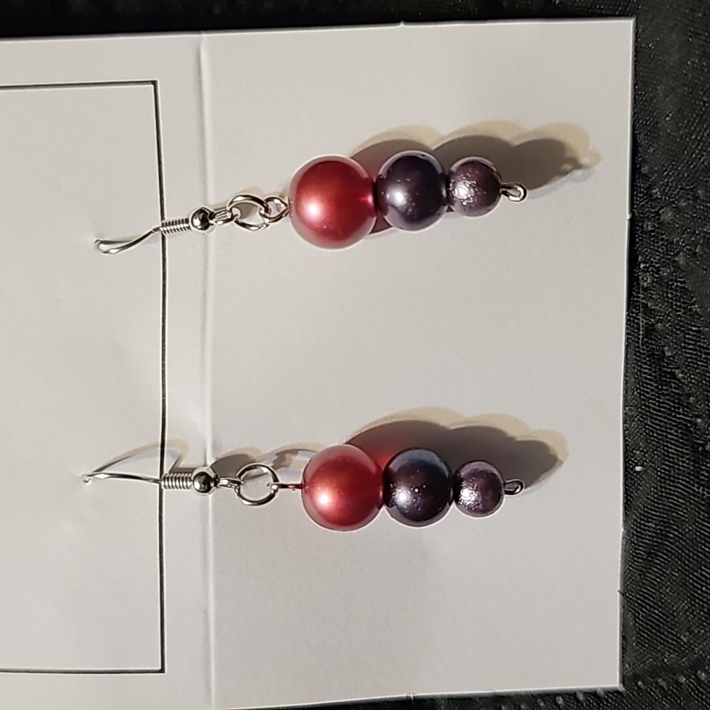 Earrings hand made by my daughter #1024